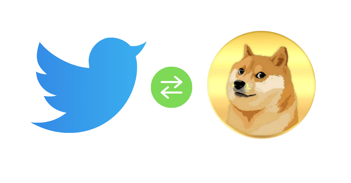 Dogecoin replaces Twitter logo